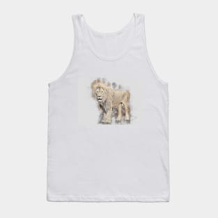 Lion Wild Animal Safari Africa Jungle Tank Top